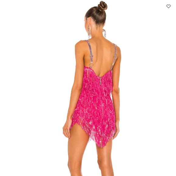 Bronx and Banco X REVOLVE Neon Barbie Dress (Pink/Fuchsia, XS) - Picture 3 of 9